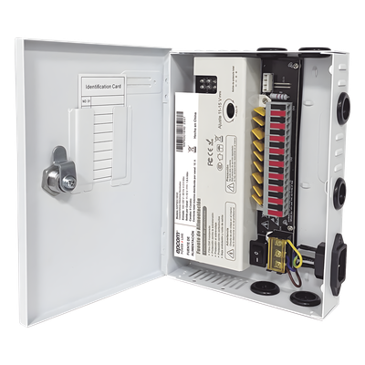 NXP9DC16HD - Fuente de Alimentación Profesional / 9 Canales / 16 A Total / 11-15 VCC Ajustable / 200 W / Filtro de Ruido por Canal