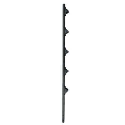 SF-POST-5B - Poste de Paso para Cerca Eléctrica / Tubo de Acero Galvanizado / 5 Aisladores / 1.2 m (47.2 ft) / Diámetro 25 mm (1 in) / 0.92 kg