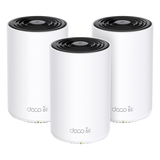 DECO-XE75PRO-3PACK - Sistema Mesh Wi-Fi 6E / Triple Banda AXE5400 / Cobertura Completa 3 Unidades / 1 Puerto 2.5G + 2 Puertos 1G / 4 Antenas MU-MIMO 2x2 / Administración App