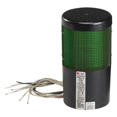 LSLD-120-G - Módulo de luz LED / 120Vca / Verde / Montaje superficie o tubería NPT 3/4" / Policarbonato resistente al impacto