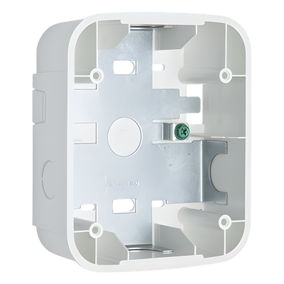 SBB-WL - Caja de Montaje en Superficie / Compatible con Sirenas, Estrobos y Campanas / Serie L / Color Blanco