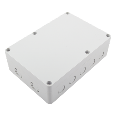 TXG-01-11 - Gabinete Plástico para Exterior / IP65 / 180 x 125 x 57 mm / 16 Entradas de Cableado / -20 a 60 °C / ABS