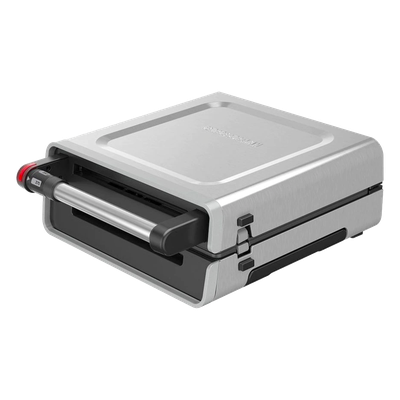 GRV6090B-LA - Parrilla Eléctrica / Reducción de Humo 85% / 4 Porciones / 1500 W / Platos Extraíbles / Antiadherente Advanced Tough