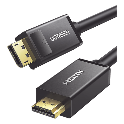10203 - Ugreen 10203 adaptador de cable de vídeo 3 m DisplayPort HDMI Negro