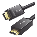 10203 - Ugreen 10203 adaptador de cable de vídeo 3 m DisplayPort HDMI Negro