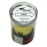 100H - Elemento en Línea 7/8" de 100 Watt para Wattmetro BIRD 43 en el Rango de Frecuencia de 2-30 MHz.