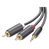 10513 - Ugreen 10513 cable de audio 5 m 2 x RCA 3,5mm Gris