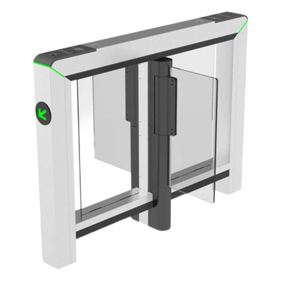 MARSS1200 - Torniquete central de doble carril / RFID-Fingerprint-QR / Anti-pinch y Anti-tailgating / Accesibilidad sillas de ruedas / Desbloqueo emergencia / Acero inoxidable SUS304