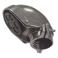HUB-2406 - Mufa Tipo Abrazadera / Aluminio / 1 1/2 in / UL 514B / 111.12 x 95.25 x 82.55 mm / 0.33 kg