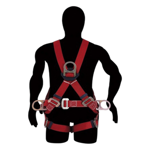 SYS-USA7B - Arnés de Suspensión / Resistencia 3,090 kg / Talla 40-44 / Hebilla Rápida Conexión / Anillo D Forjado / ANSI A10.14 y Z359.1