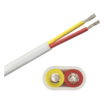 B7W12T-20-100 - Cable Eléctrico Plano Marino / 2 Conductores / Calibre 12 AWG / 100 pies (30.48 m) / 600 V / Cobre Estañado Clase K