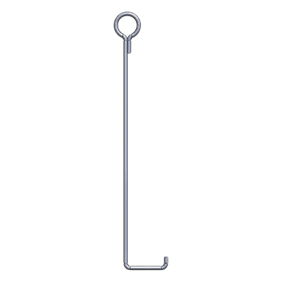 SAZ-45G - Ancla de Retenida para Torre / Altura 45 m (147.6 ft) / Tipo Piso / Varilla 3/4" ASTM A36 / Galvanizado por Inmersión en Caliente / Longitud 150 cm (59.1 in)