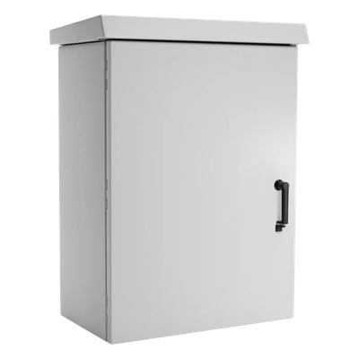ECL906050P - Gabinete Para Exterior OSP ComLine de 18 UR, 600 mm de Ancho, 500 mm de Profundidad De Aluminio, Color Gris Claro Con Protección NEMA 4/12/4X/3/3R; IP
