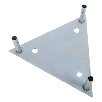 SBA60G - Base para Tramo STZ60G con Placa 1/2", Niple de 3/4", Galvanizado por Inmersión en Caliente.