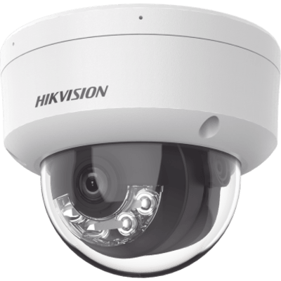 DS-2CD1143G3-LIUF - Cámara Domo IP / 4 Megapixel / Lente 2.8 mm / Smart IR 30 m (98.4 ft) / WDR 120 dB / IP67 e IK10 / H.265+ / PoE / ONVIF