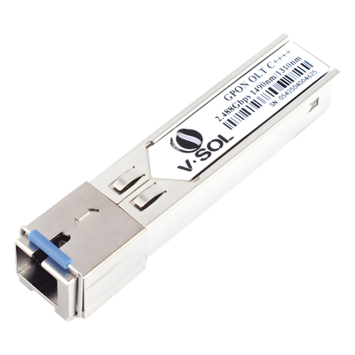 GPON-SFP-C4+ - Módulo SFP GPON / Clase C++++ / 2.5 Gbps TX / 1.25 Gbps RX / Alcance 20 km (65,616 ft) / 9 dBm Potencia Óptica / DDM Digital