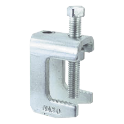 ANC-MA114-12 - Mordaza de Acero / 1 1/4" / Varilla Roscada 1/2" / Carga 300 kg / Galvanizado Electrolítico