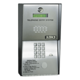 1802-082 - Audioportero Telefónico DKS Para 600 números Telefónicos / Control Para 2 Puertas / Gabinete Para Sobreponer/ Marcación a 16 Digitos / Linea Análoga o Digital