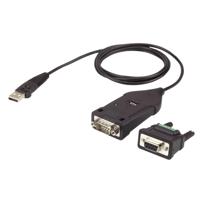 UC485 - Adaptador USB a RS-422/485 / 921.6 kbps / USB-A a DB-9 / 3.75 x 1.61 x 0.87 in / Industrial 0°C a 40°C