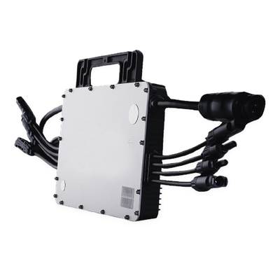 MI1500 - Microinversor 1500 W para Interconexión a Red Eléctrica 220V,  IP67, Con Cable Troncal Incluido, Para 4 Modulos de Hasta 470 W