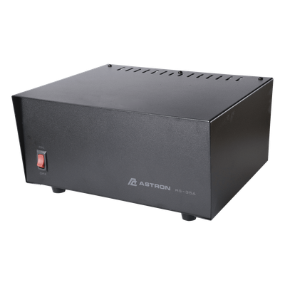 RS-35A - Fuente de Poder Lineal / 13.8 Vcc 35 A / Regulación Electrónica / Disipador Térmico / 115 VCA / 5.67 x 11.07 x 10.98 in