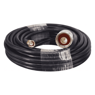 NX9775/C15 - Cable Coaxial / Baja Pérdida / 15 m (49.2 ft) / Diámetro 5 mm / Impedancia 50 Ω / Apantallamiento >90 dB / 5-3000 MHz / Conectores N y SMA Macho
