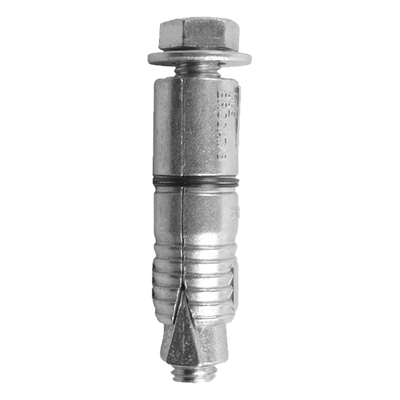 ANC-Z-14T - Taquete Expansor / Carga a Tensión 200 kg / Carga Cortante 240 kg / Zamac Resistente a Corrosión / 1/4" x 1-3/4" (44 mm) / Incluye Tornillo