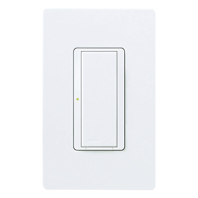 MRF2S8SDVWH - Switch interruptor Luctron on/off 8A iluminacion 1/10HP fan 120V 120-277 V no requiere cable neutro.