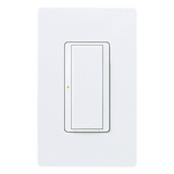 MRF2S8SDVWH - Switch interruptor Luctron on/off 8A iluminacion 1/10HP fan 120V 120-277 V no requiere cable neutro.