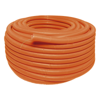 SYS-136851 - Manguera Poliducto Corrugado Flexible / HDPE Alta Densidad / 3/4" x 50 m (164 ft) / Sin Guía / Resistente a Intemperie