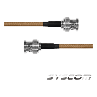 SBNC142KBNC60 - Jumper Coaxial / RG142 (LP142) / BNC Macho a BNC Macho / 60 cm (1.97 pies)