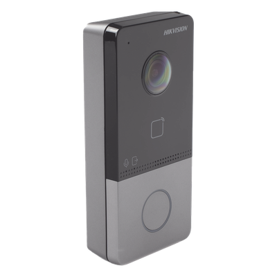 DS-KV6113-PE1(C) - Videoportero IP / 2 MP / PoE 802.3af / IP65 / IR 2.5m / 129°H / -40°C a 53°C / Mifare / 1 Relay