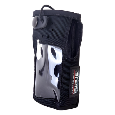 3112-BC - Funda reforzada de Nylon, clip metálico en cinto, correa de broche y visor frontal / IC-F1000T/09 o IC-F2000T/09.