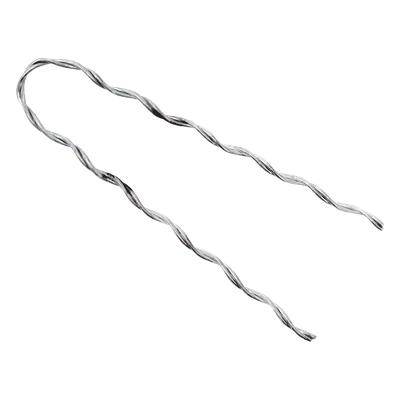 2002505MX - Remate Preformado para Fibra Óptica Mini Figura 8, Span 80 m, para mensajero de acero con diámetro Φ 1.6  mm - 1/16"