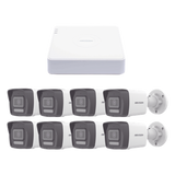 KIPCV2M/8B - Kit IP 1080p (2 Megapixel) / NVR de 8 Canales con 8 Puertos PoE / 8 Cámaras IP Bala ColorVu Lite y Motion Detection 2.0 / Micrófono Integrado