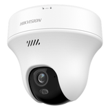 DS-2CFWQ3 - Cámara Turret PT IP / 3 Megapixel (2K) / Dual Light 10 m (32.8 ft) / Wi-Fi 6 / Audio Bidireccional / AcuSense / IP54