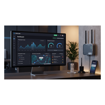 ANUAL-DATACAKE - Plataforma IoT / Licencia Anual / Sin Código / LoRaWAN + MQTT + Webhook / Dashboards Personalizables / Alertas Inteligentes