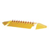 1610-088 - Picos poncha llantas autónomo con biseles laterales / No requiere barrera vehicular / Para delimintar dirección de tráfico vehicular / Compatible con 1601-088 / Mide 90cm (3ft) / Fácil instalación de sobreponer