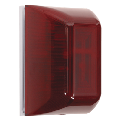 STI-SA5000-R - Minicontrolador Audiovisual / Alertas Visuales y Audibles / 32 Sonidos / 8 Patrones LED / Color Rojo