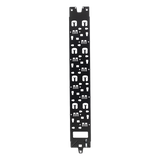 XG-VCM45B - Panel Administrador de Cables Vertical / 42RU / 977.6 mm (38.5 in) / 139.2 mm Ancho / Acero con Recubrimiento en Polvo / Negro