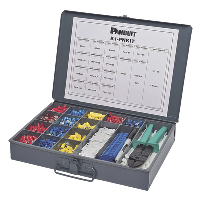 K1-PNKIT - Panduit K1PNKIT conector Terminal Azul, Rojo, Blanco, Amarillo