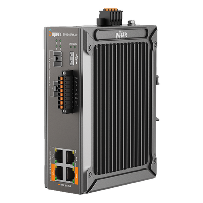 SP3006FM-L2 - Switch Industrial Administrable / 4 Puertos PoE Gigabit / 2 Puertos SFP 2.5Gbps / PoE 120W / Sin Ventiladores / -40℃ a 75℃ (-40℉ to 167℉)