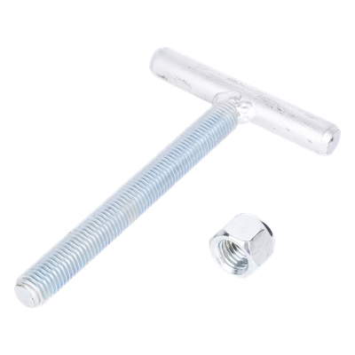 SAB-30 - Ancla para base triangular / Varilla roscada 3/4' / ASTM-36 Cal. 16 / Galvanizado electrolítico / 18 cm varilla / 12 cm travesaño