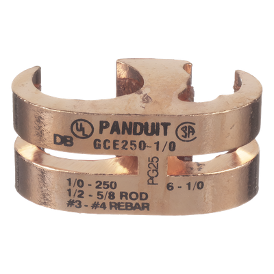 GCE1/0-1/0-L - Conector de Conexión a Tierra tipo E / Cobre 6 AWG SOL a 1/0 AWG STR (16–50 mm²) / Diseño Multiconductor / UL467 y CSA / IEEE 837-2002