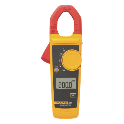FLUKE-303/EMESP - Pinza Amperimétrica / Medición CA 600 A / Tensión CA/CC 600V / CAT IV 300V / CAT III 600V / Mordaza 30 mm / Resistencia 4 kΩ