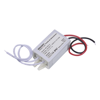WP12DC1A - Fuente de alimentación / 12 VCC / 1 A / IP67 / 46x20x30 mm / -30°C a 50°C / 100-240 VCA