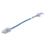 UTP28SP0.2MBU - Cable de Parcheo UTP / Cat6 / 28AWG Diámetro Reducido / 20 cm (0.66 ft) / Azul