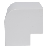 TMK-4577-EE - Esquinero Exterior / PVC Autoextinguible / Compatible Canaleta TMK-4577 / Resistente UV y Humedad / Color Blanco