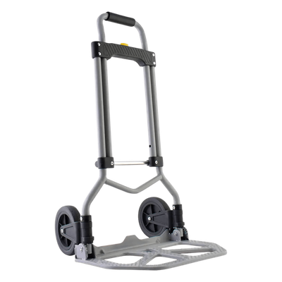 SYS-DPA-60 - Diablo Plegable / Capacidad 60 kg / Base Acero Antiderrapante / Jaladera Hule Espuma / Llanta Hule Duradera / Despliegue Rápido