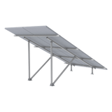 VEKTOR5R2X2 - Montaje para Panel Solar / Arreglo 2x2 / Riel 5 de 2700 mm / Módulos 30-35 mm / Viento 151 km/h (93.8 mph) / Inclinación 25°